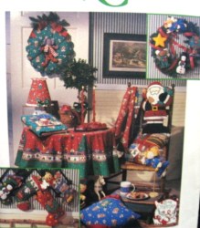 8806  SIMPLICITY ANGEL TREE TOP, ORNAMENTS, STOCKING, PILLOWS, ALBUM PATTERN UNCUT